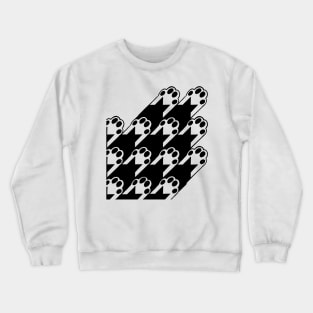 Pawstooth Pattern Crewneck Sweatshirt